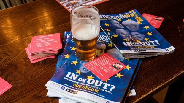 The British government is planning an ad blitz for British beer and cider to whet our appetites for trade post-Brexit.