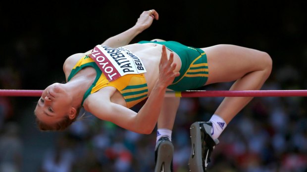 Early exit from high jump in Rio: Eleanor Patterson seen here in Beijing.