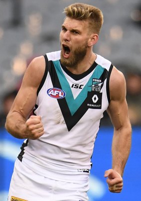 The Blues are said to be keen on bringing Port Adelaide's Jackson Trengove to Ikon Park. 