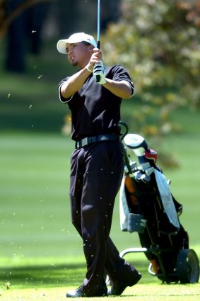 Current world no.1 Jason Day in action as a 17-year-old in the 2005 Federal Amateur Open in Canberra in 2005.