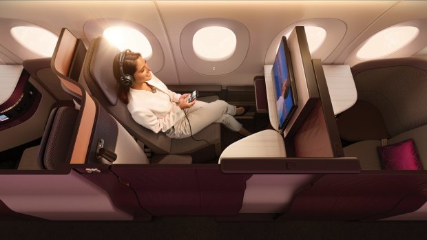 The closest business class gets to first.