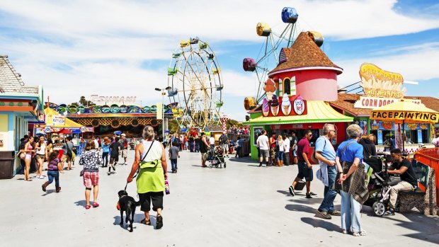 Santa Cruz boardwalk.