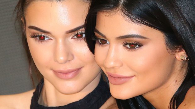 Kendall and Kylie Jenner flaunt flawless-looking skin.
