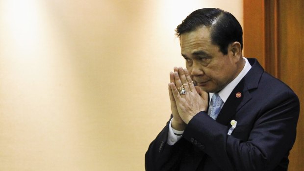 Thai Army chief General Prayuth Chan-ocha was appointed Prime Minister last year by an assembly appointed by the military.