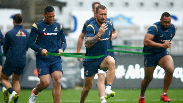 Quade Cooper gets his chance to shine against Uruguay.