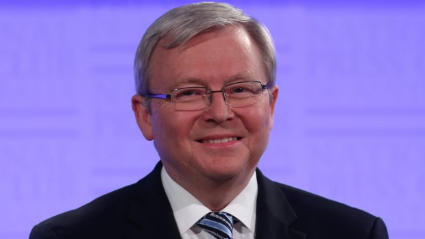 Former prime minister Kevin Rudd. 