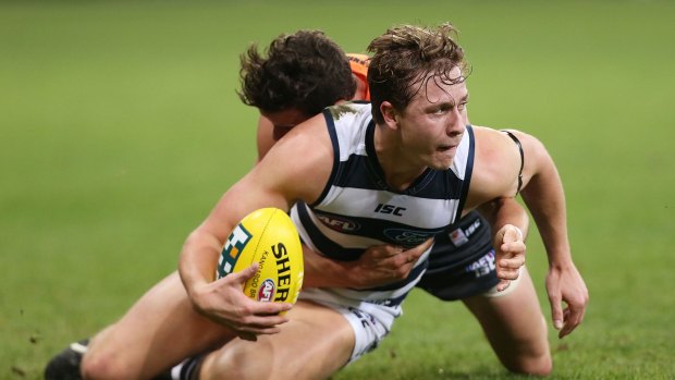 Recovering well: Mitch Duncan of the Cats.