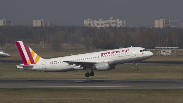 A Germanwings Airbus A320 similar to the one that crashed in the French Alps.