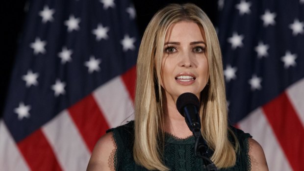 Ivanka Trump has hit the campaign trail to sell her father's maternity leave policy.