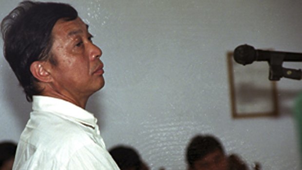 Executed: Dutch citizen Ang Kiem Soei, seen here during his trial in 2003.