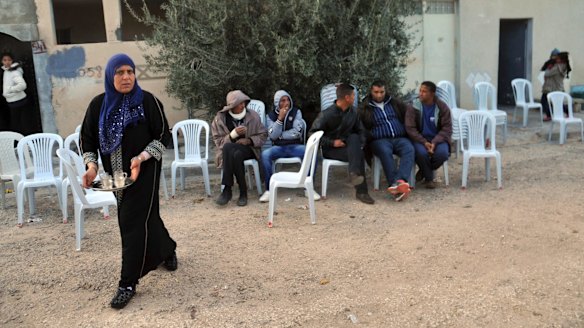 Anis Amri's family and neighbours   in Oueslatia, Tunisia.