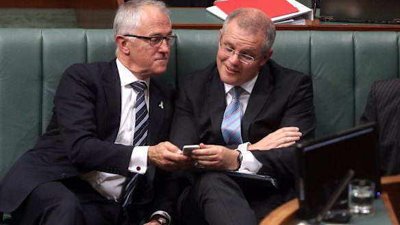 There has been tension between Malcolm Turnbull and Scott Morrison recently.
