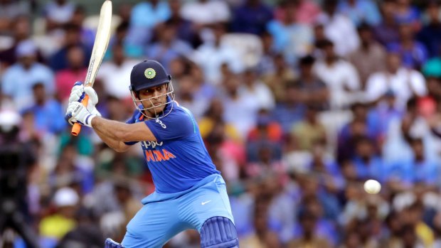 Mahendra Singh Dhoni made a solid 79 off 88 balls for India.