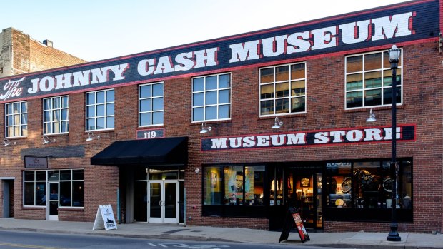  The Johnny Cash Museum in Nashville, Tennessee.