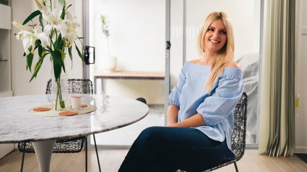 Ali King who is featuring in the 'Zumbo's Just Dessert' finale, at home in Weston.