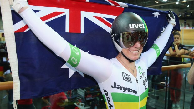 Cycling queen: Anna Meares.