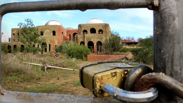 Construction at the "Taj-on-Swan" site stopped in 2010.