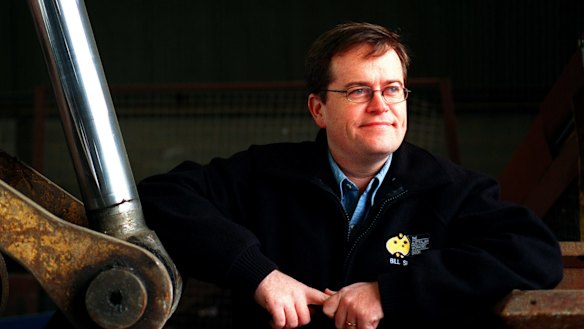 Opposition Leader Bill Shorten pictured when he was secretary of the AWU.