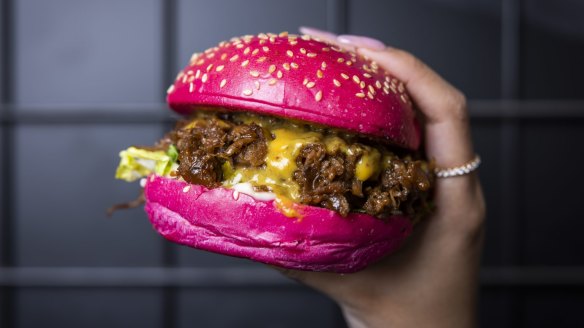 Classic and vegan burgers feature on the farm-to-table menu. 