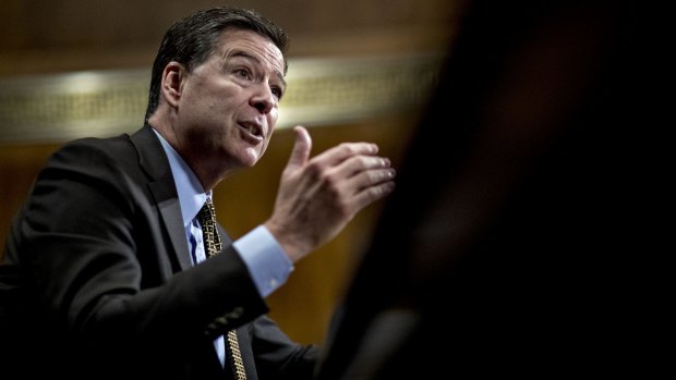 FBI director James Comey speaks during a Senate Judiciary Committee hearing in Washington, DC, in June.