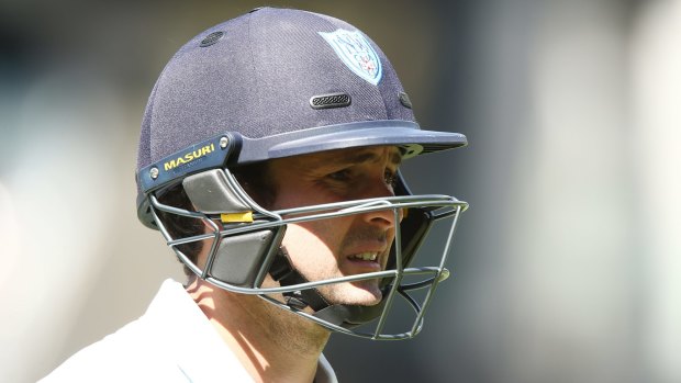 Latest casualty: Ed Cowan was forced to retire after being struck on the head in NSW's Sheffield Shield game against Western Australia in New Zealand.