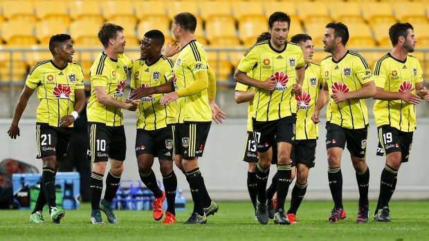 Club in trouble: Wellington Phoenix beat the Brisbane Roar at Westpac Stadium on the weekend but they may not be around much longer.