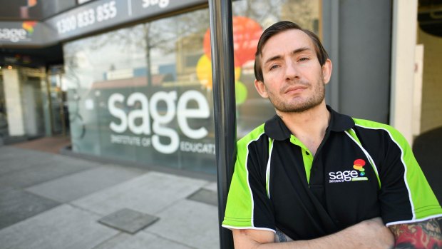 Sage student James Dixon raised concerns about the facilities on offer.