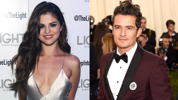 Selena Gomez and Orlando Bloom have been spotted cosying up in a Las Vegas nightclub.