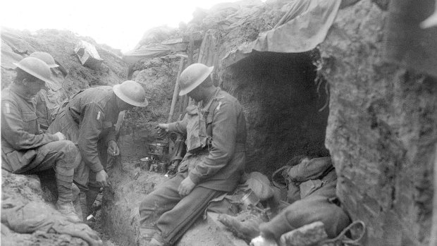 ANZAC soldiers at Bullecourt