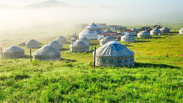 The Wulanbutong grassland in summer.