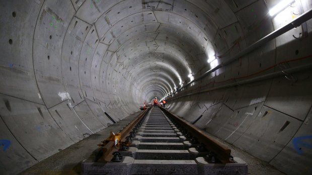 The first stage of a $20 billion-plus metro train line in Sydney is due to open in 2019.