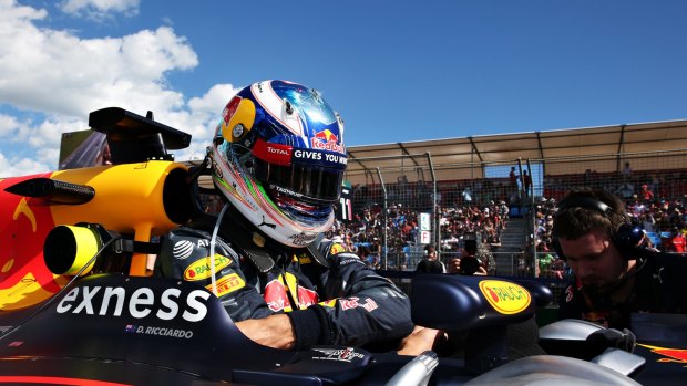 Daniel Ricciardo finished fourth in his home grand prix