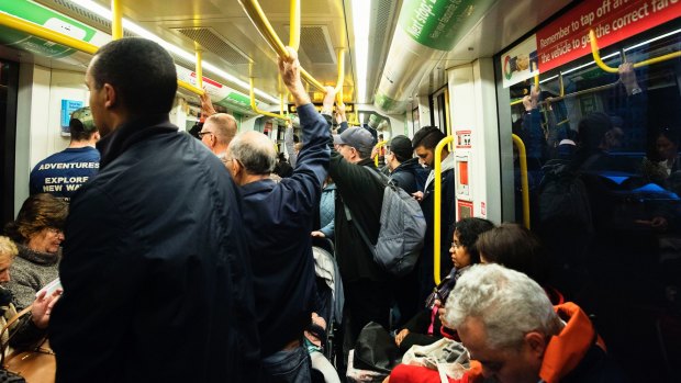 Demand from services on Sydney's inner west light rail line has surged over the past three years.