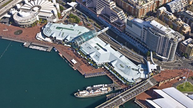 The Harbourside Shopping Centre at Darling Habour.