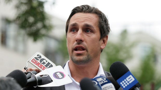 Admission: Mitchell Pearce is getting help for his alcohol problem.