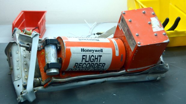 The flight recorder from the crashed plane.