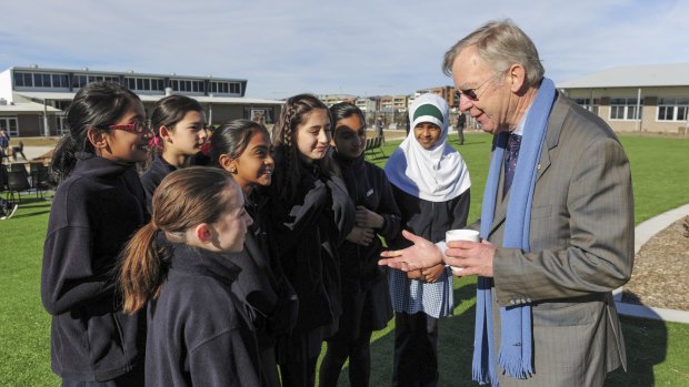 Descendants of Charles Weston attended the official opening of the Charles Weston School in Coombs including his grandson, Professor John Langford.