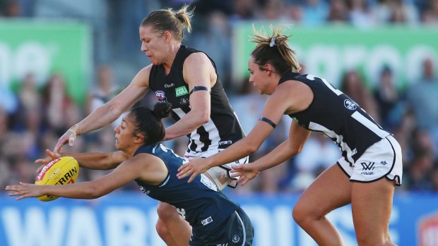 Meg Hutchins (top) was disappointed with her side's showing.