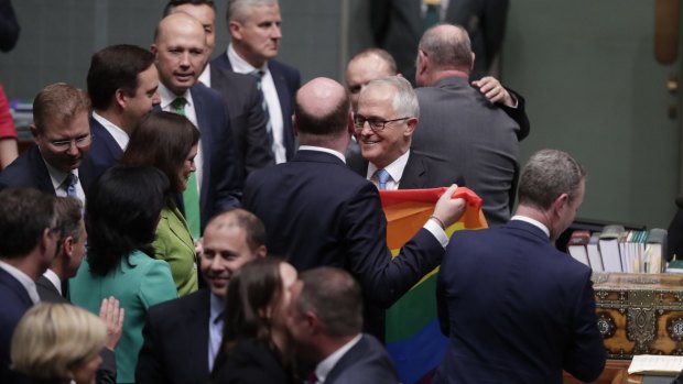 The same-sex marriage legislation passes Parliament. 