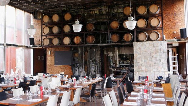 Fire broke out in the kitchen of the Shadowfax Winery on Tuesday.