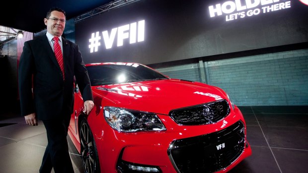 Holden chairman Mark Bernhard says the new VFII Commodore car is the best one yet.