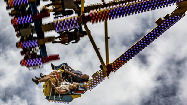 The man charged was operating one of the rides at the Royal Easter Show.