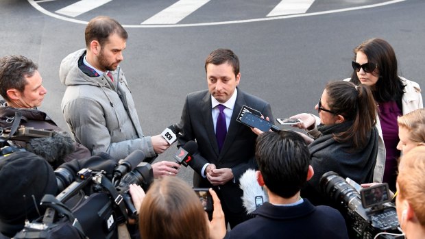 Matthew Guy answers questions about his dinner with alleged Mafia boss Tony Madafferi.