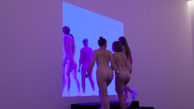 Exhibitionists: A naked art tour of <i>James Turrell: a Retrospective</i> at the National Gallery of Australia.