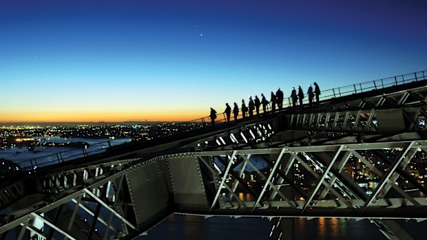 Can't get more 'Sydney' than a doing a Harbour Bridge climb.