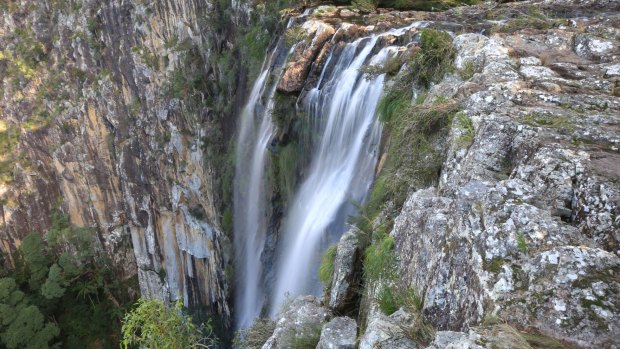 Fifty minutes' drive into the hinterland above Byron, Minyon Falls is where to head for the Rainbow Region's most luscious hike.