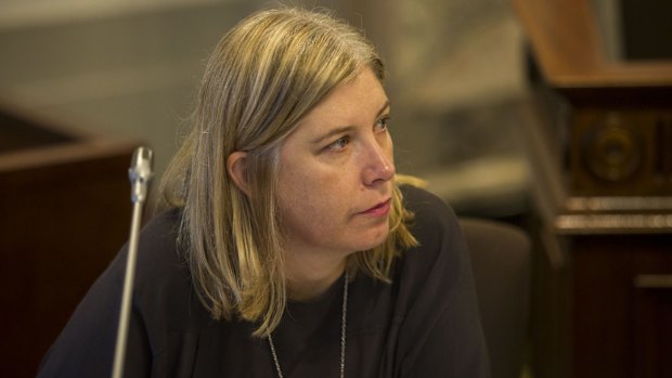 Councillor Nicole Johnston: "Answering back would be telling you you are absolutely the most useless chairman in history."