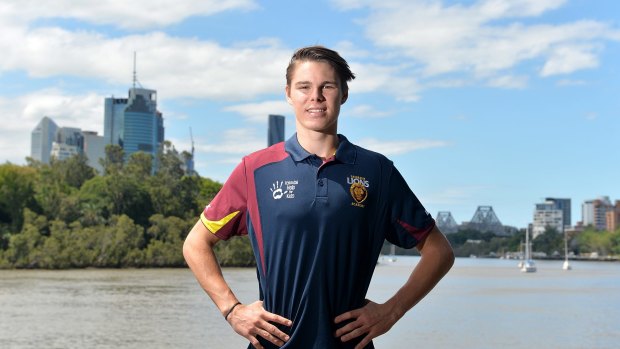 Brisbane academy player Eric Hipwood had no choice but to barrack for St Kilda