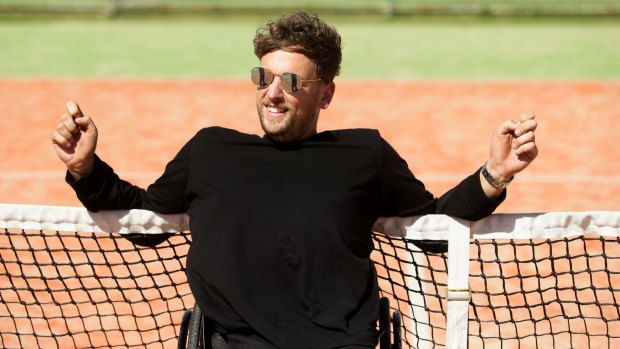 Australian wheelchair tennis and basketball player Dylan Alcott.