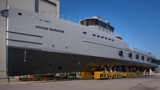 Sea Shepherd was able to specify engine size and other features for Ocean Warrior.